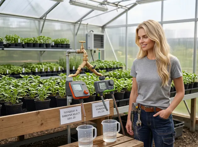 Gardena Select 1891 vs. Rainpoint ITV205 Test