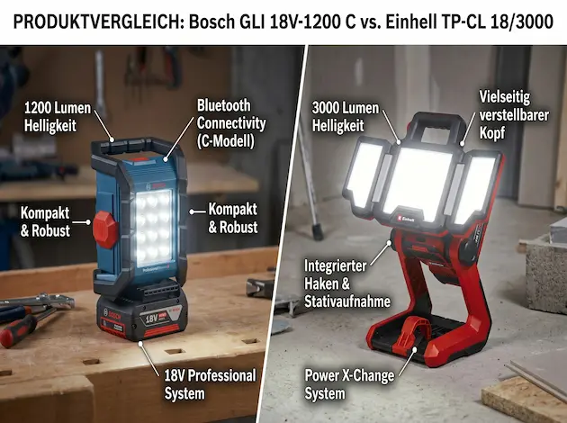 Akku Baustellenstrahler