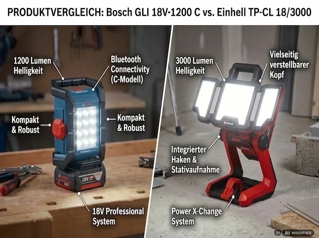 Akku Baustellenstrahler